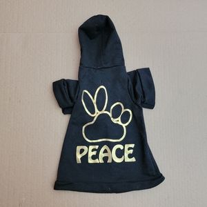 Bad to the bone Doggie hoddie Black Medium